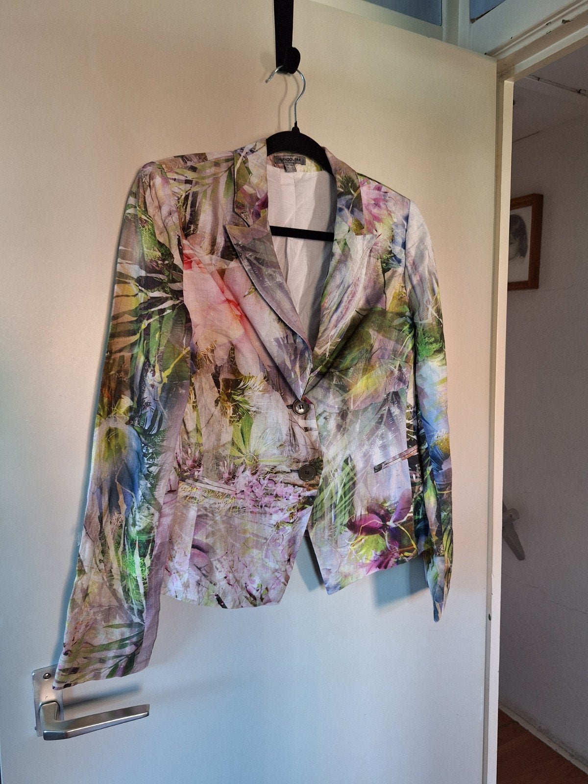 Bandolera Linnen Jurk& blazer, Maat 38/40 (M), Meerkleurig, Ophalen of Verzenden, Knielengte