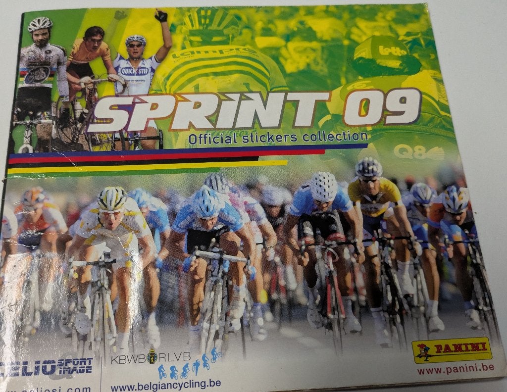 PANINI wielrennen plaatjes alBum SPRIN 2009 MERCKX etc, Verzenden, Nieuw, Meerdere plaatjes