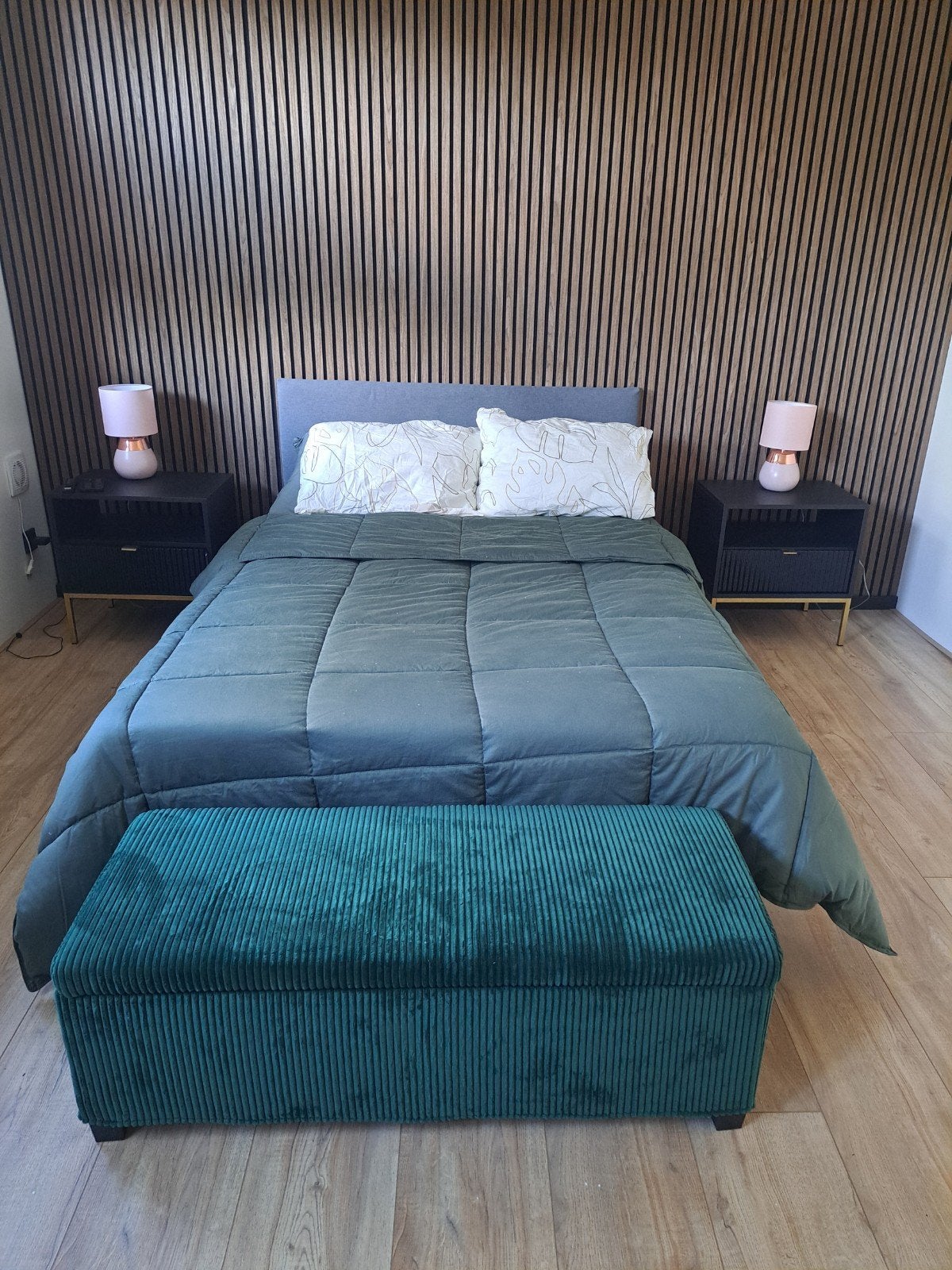 IKEA Espevär bed met hoofdbord en matras, 140x200 cm, Ophalen, Gebruikt, Tweepersoons, 140 cm