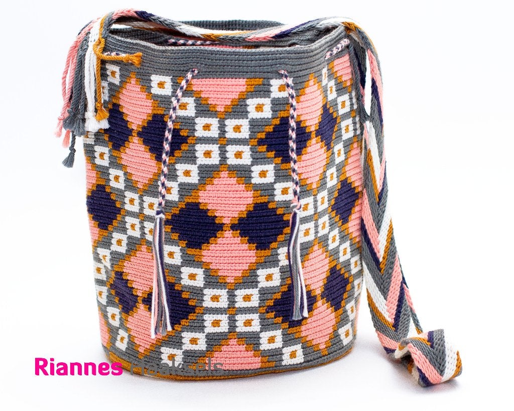 Mochila - tas - Boho - handgemaakt, Ophalen of Verzenden, Nieuw, Grijs, Overige merken