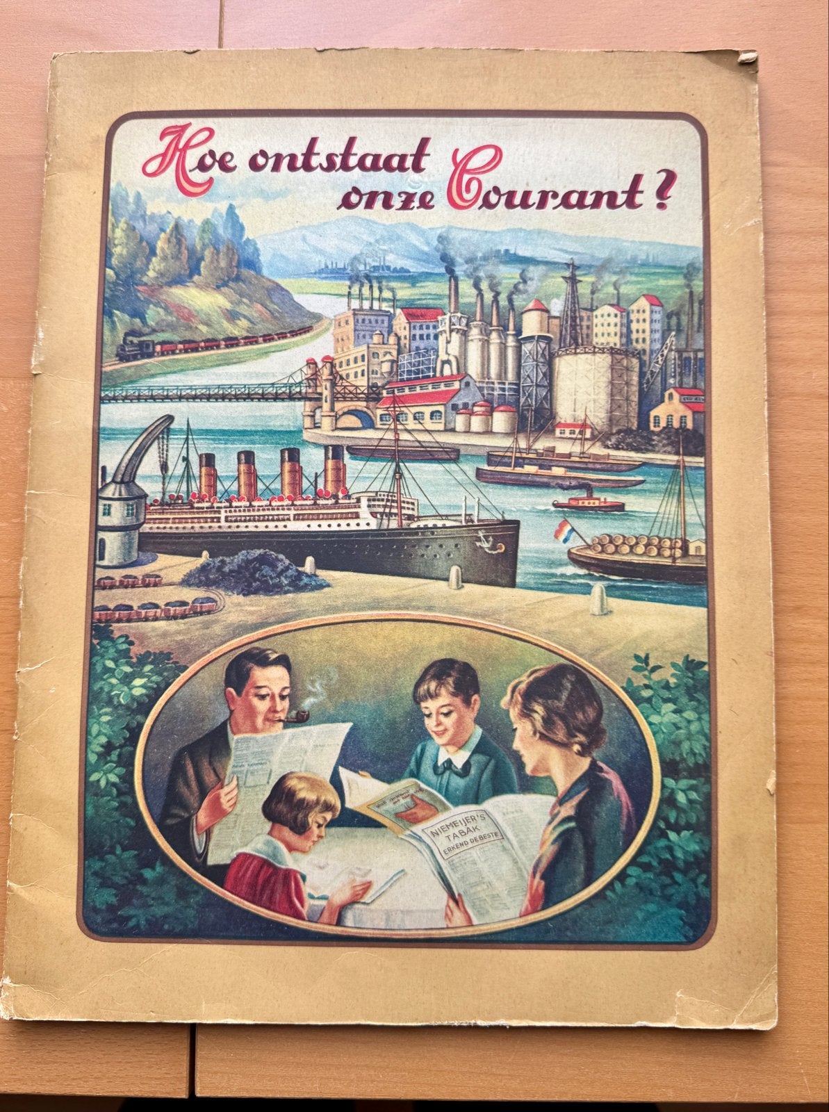 Hoe ontstaat onze Courant? - Zeldzaam oud tijdschrift, Ophalen of Verzenden, Gelezen, Overige typen