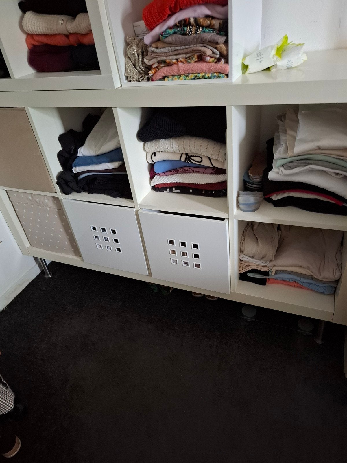 Witte IKEA Kallax Kast - 8 Vakken, Ophalen, 100 tot 150 cm, 50 tot 100 cm, 25 tot 50 cm