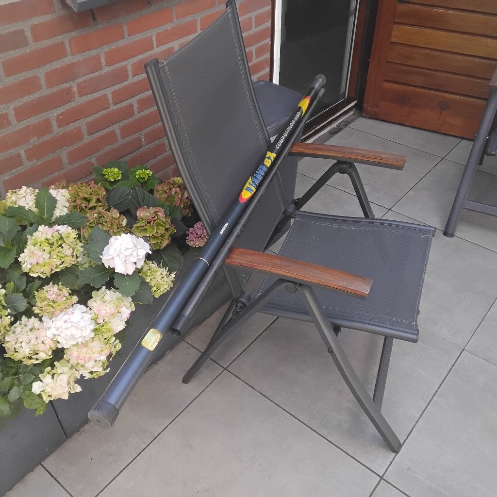 Te koop Shimano NEXBXCO 950/1150. Deel 3 gescheurd., Ophalen, Gebruikt, Vaste hengel