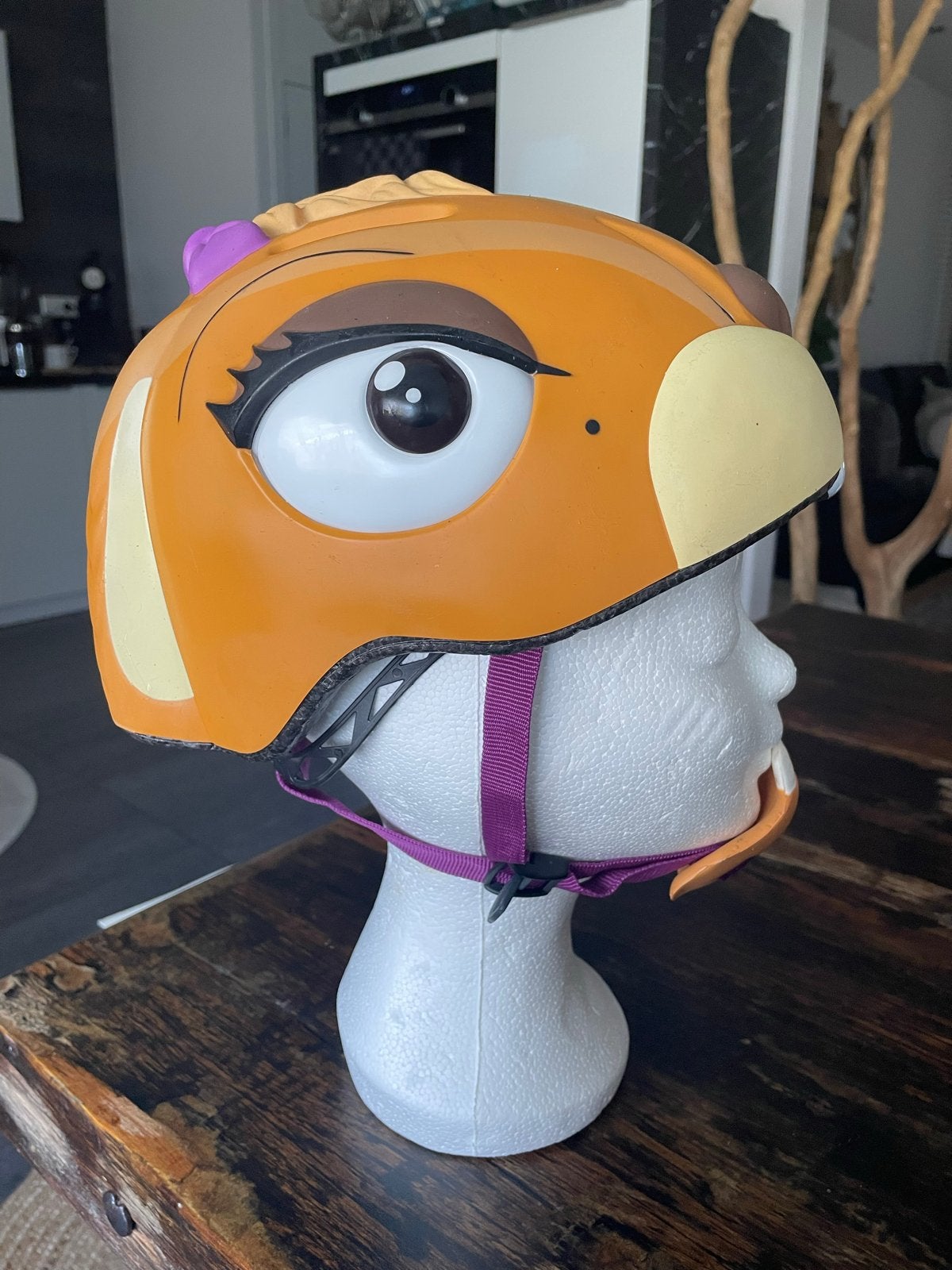 Fietshelm Crazy Chipmunk (Eekhoorn) - Maat XS/S (49-55cm), Ophalen of Verzenden, Gebruikt, XS, Jongen of Meisje