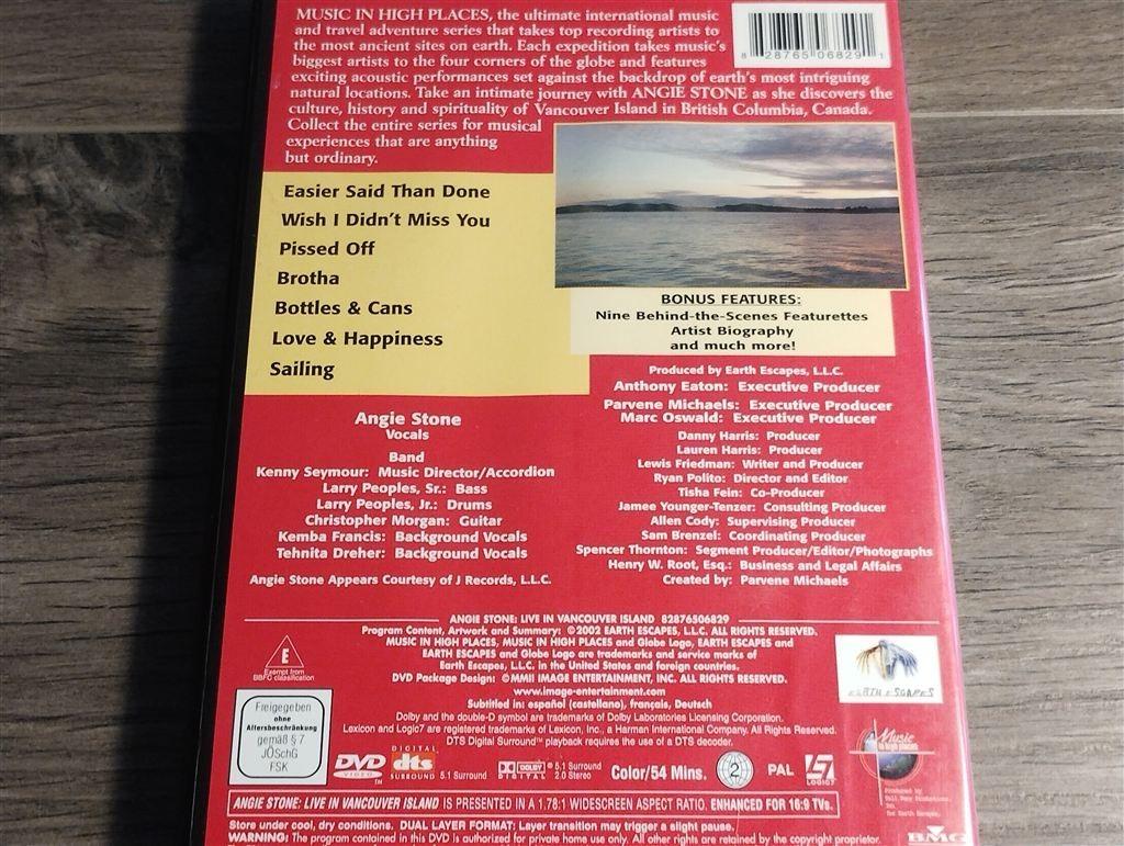 Angie Stone - Live In Vancouver Island [DVD], Alle leeftijden, Ophalen of Verzenden, Zo goed als nieuw