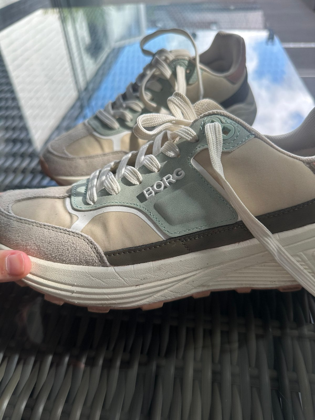 Björn Borg sneakers - maat 40, Beige, Ophalen of Verzenden, Sneakers of Gympen, Zo goed als nieuw
