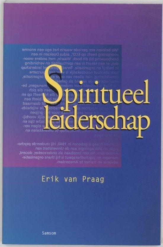spiritueel leiderschap, Ophalen of Verzenden, Zo goed als nieuw, Overige onderwerpen, Achtergrond en Informatie