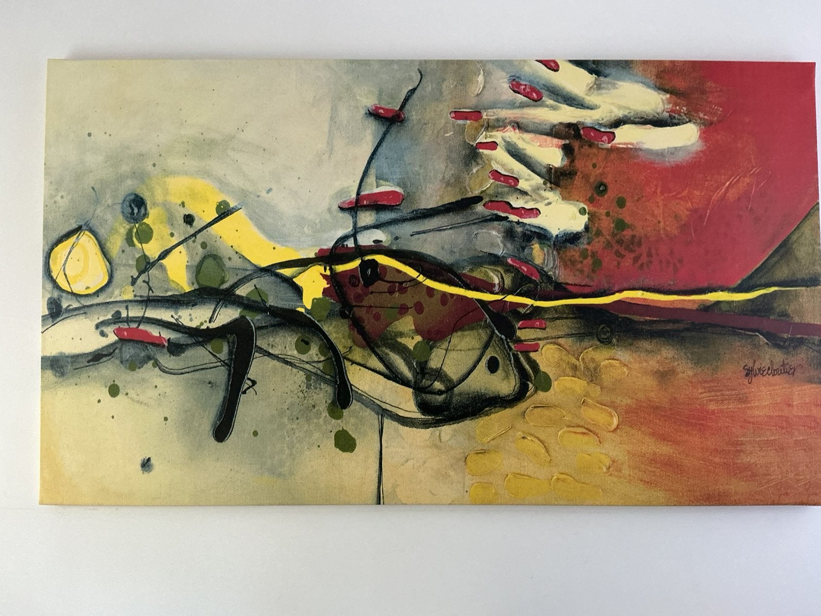 Sylvie Cloutier, groot abstract, Ophalen