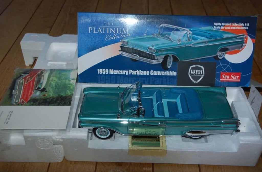 1:18 MERCURY PARKLANE CONVERTIBLE green Sun star in box WRH, Hobby en Vrije tijd, Verzenden, Zo goed als nieuw, Auto, Sun Star