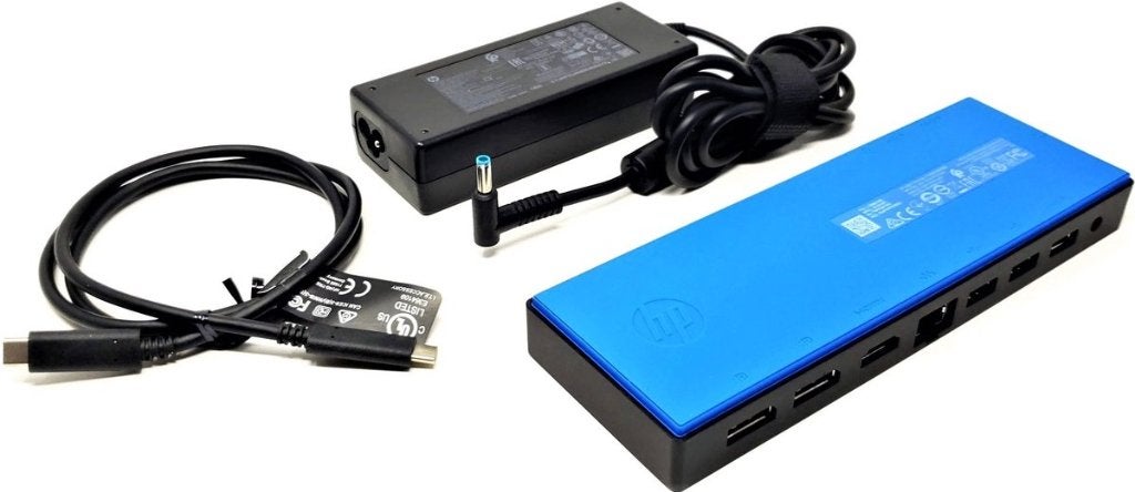 HP USB-C Dock G4 Bedraad USB 3.2 Gen Type-C Met 90W adapter, Computers en Software, Dockingstations, Zo goed als nieuw, Docking station