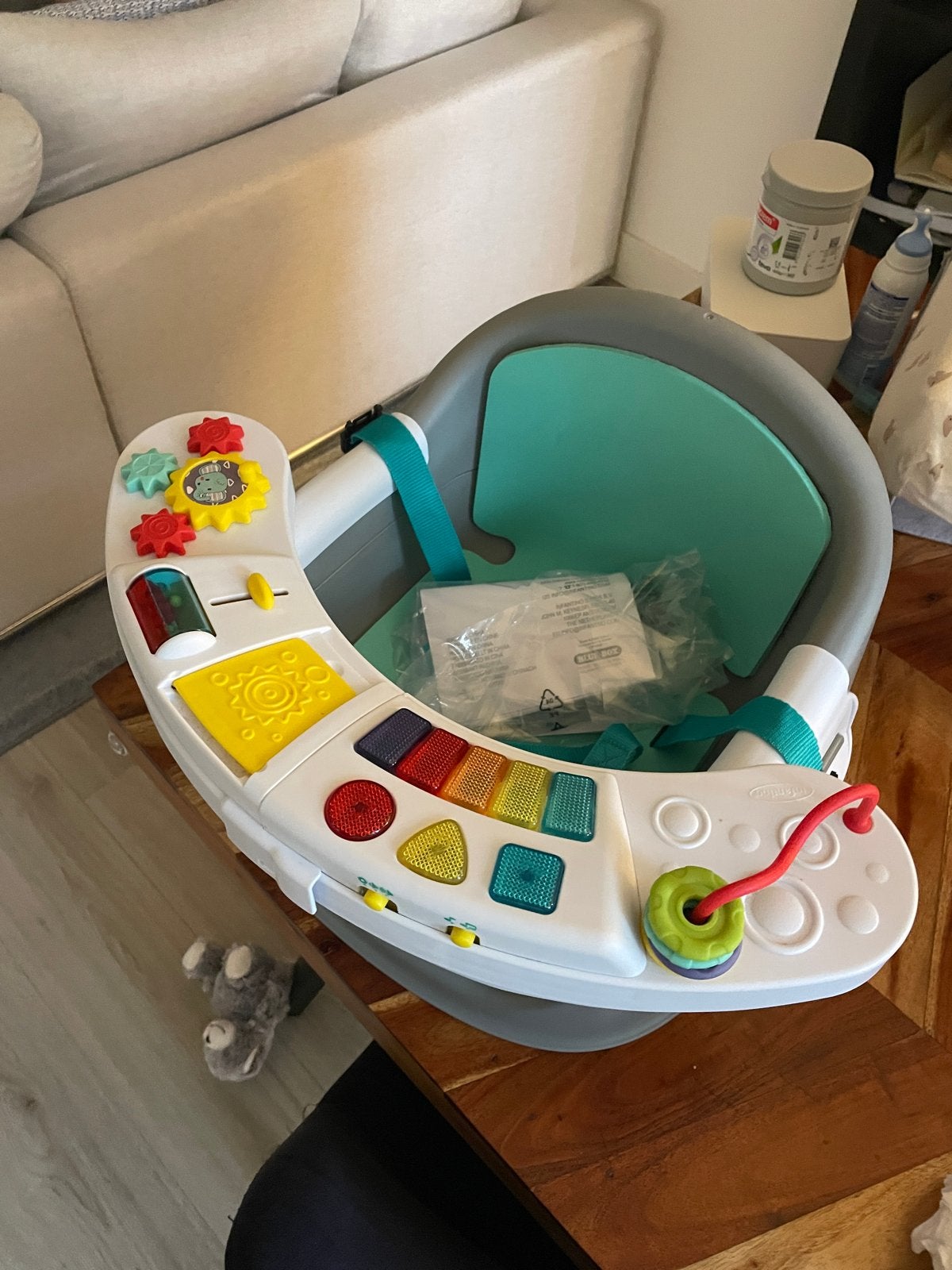 Infantino 3-in-1 Muzikale Bumbo Stoel - Zo goed als nieuw, Kinderen en Baby's, Ophalen of Verzenden, Zo goed als nieuw, Overige typen