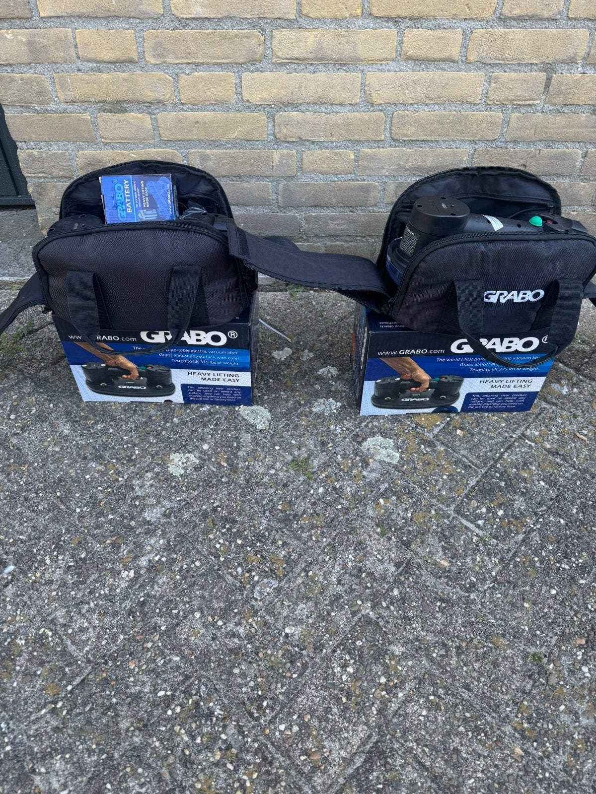 grabo zuignappen, Ophalen, Zo goed als nieuw