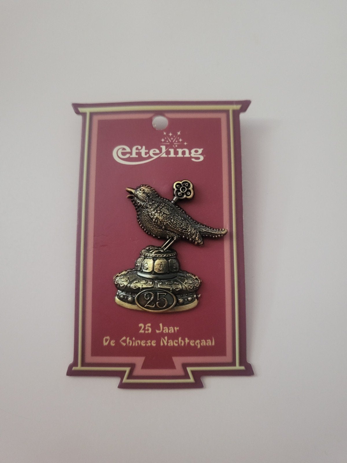 Chinese nachtegaal pin, Ophalen of Verzenden, Nieuw, Button of Speldje
