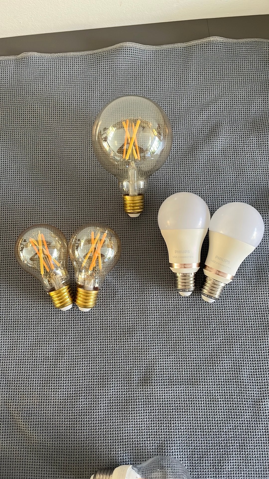 5 philips wiz lampen, Philips, Bedienbaar via app, Gebruikt, Smart lamp