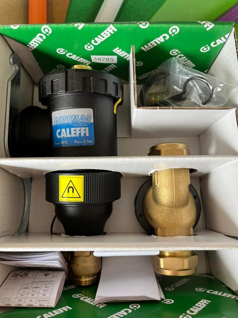 Caleffi vuilafschijder, Doe-het-zelf en Verbouw, Verwarming en Radiatoren, Minder dan 30 cm, Overige typen, Nieuw, Minder dan 60 cm