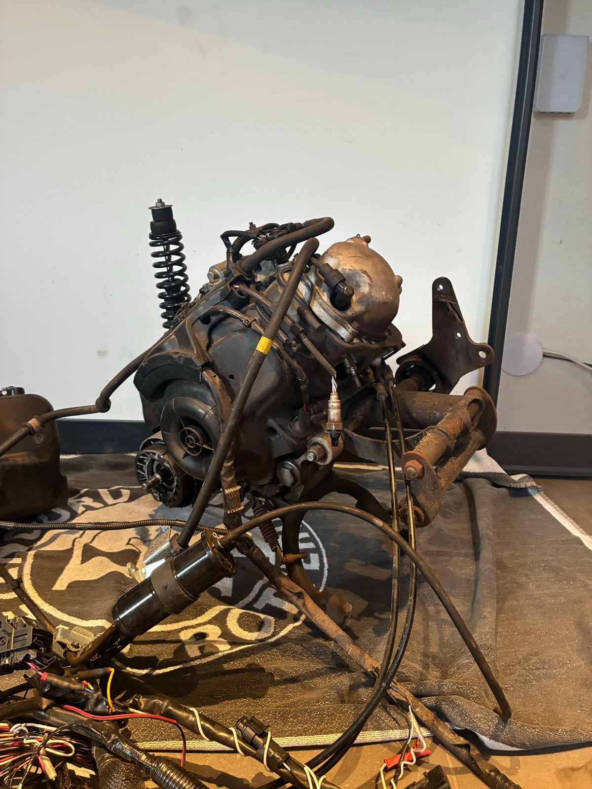 Piaggio Zip iGET E5 80cc Malossi Motorblok, Ophalen, Gebruikt, Blok