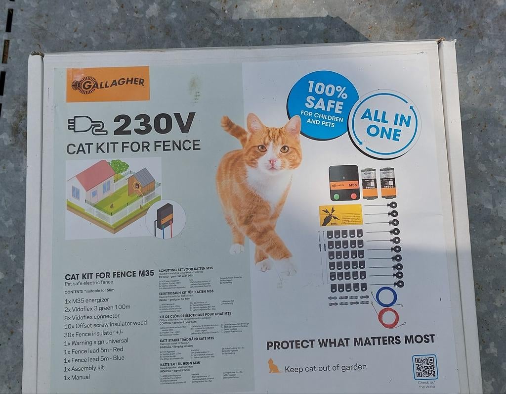 Gallagher schrikdraad systeem katten, Dieren en Toebehoren, Katten-accessoires, Zo goed als nieuw, Ophalen of Verzenden