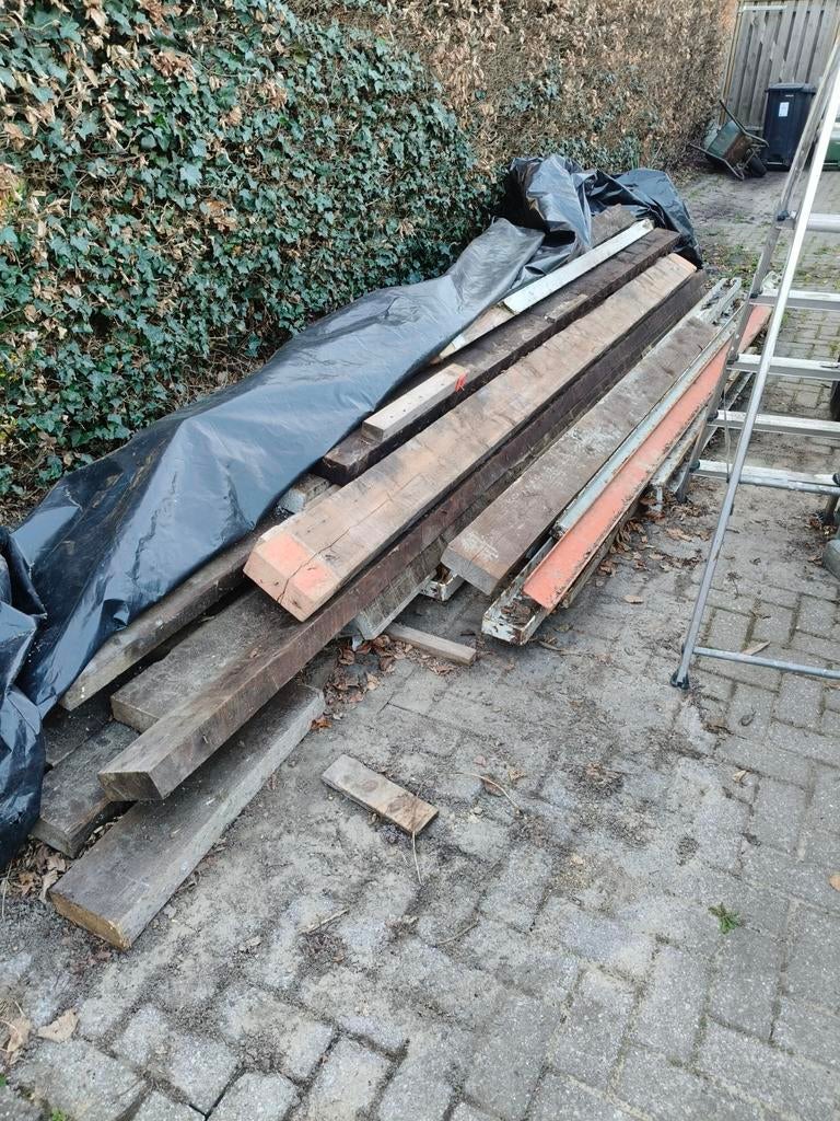 Partij gebruikte balken, Doe-het-zelf en Verbouw, Hout en Planken, Ophalen
