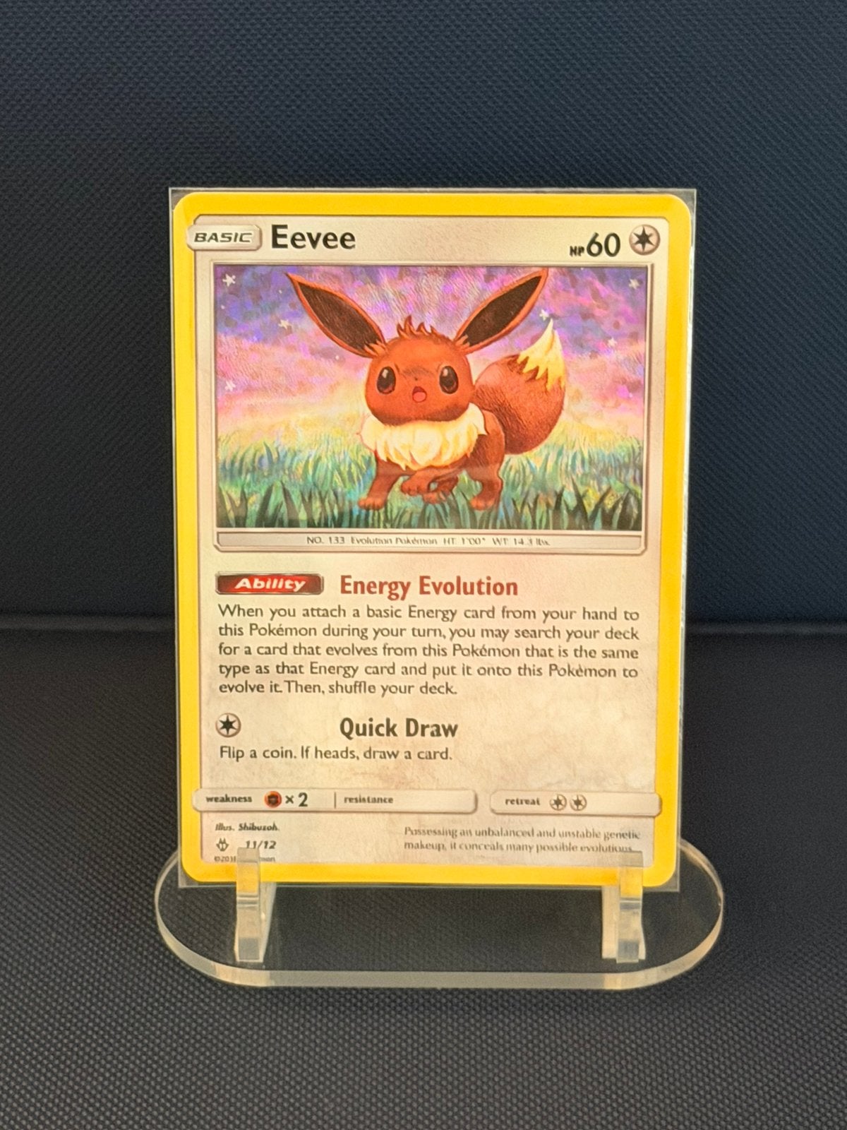 Eevee 11/12 - Mcdonalds Collection Promo “Holo”, Ophalen of Verzenden, Zo goed als nieuw