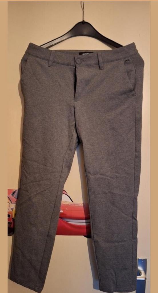 Only & Sons Mark Tapered pantalon W30/L32 grijs, Kleding | Heren, Broeken en Pantalons, Zo goed als nieuw, Overige maten, Grijs