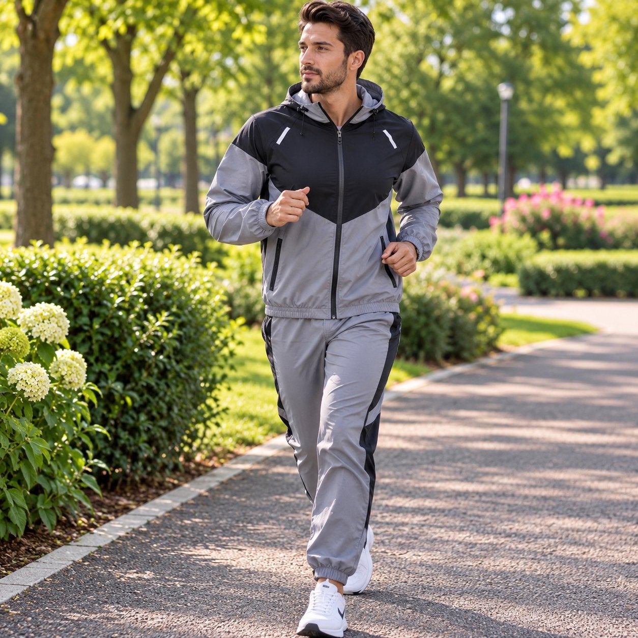 Comfortabel heren trainingspak - Nieuw!, Nieuw, Ophalen of Verzenden, Grijs, Algemeen