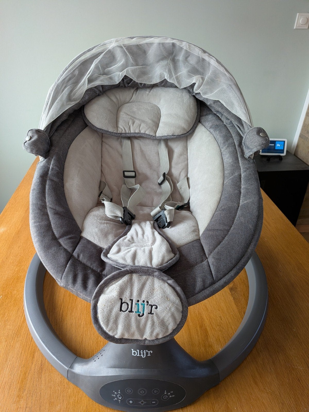Automatische wipstoel met muziek, timer en zonnekap, Kinderen en Baby's, Wipstoeltjes, Schommelstoel, Ophalen, Overige merken