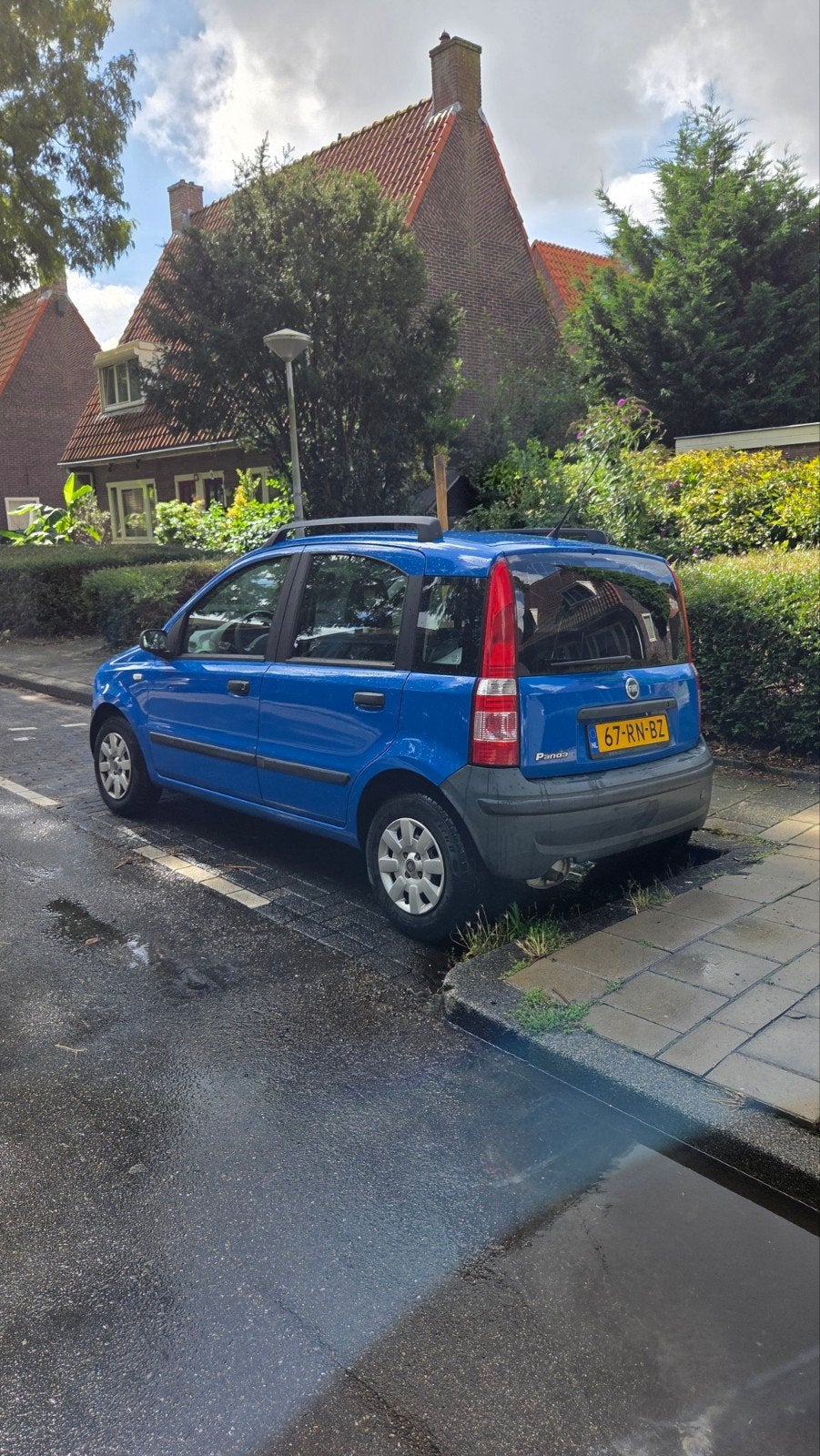 Fiat Panda 1.1 40KW 2005 Blauw, Auto's, Voorwielaandrijving, 54 pk, Origineel Nederlands, Handgeschakeld