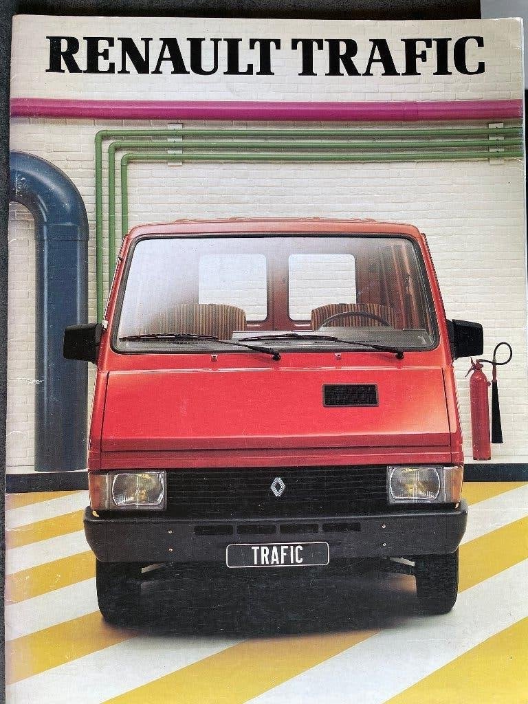 Folder van Renault Trafic 1981, Ophalen of Verzenden, Nieuw, Renault
