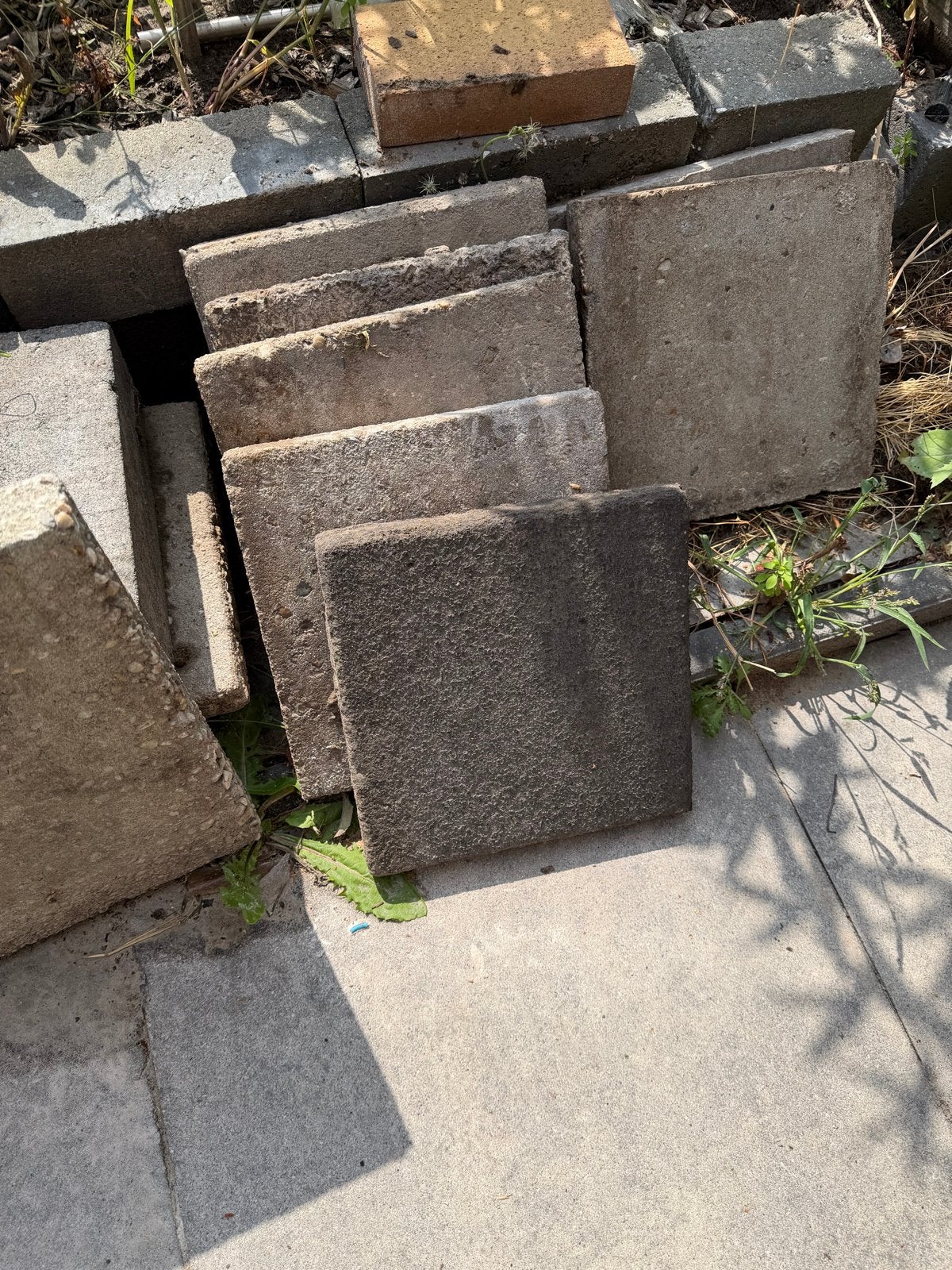 30x30 tegels 24 stuks, Ophalen, Gebruikt, Minder dan 5 m², Beton