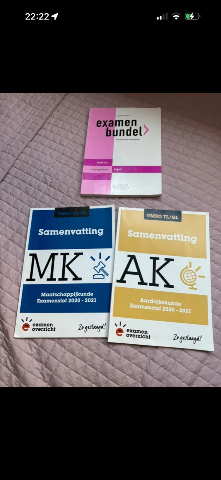 Examenbundel Engels en Samenvattingen VMBO TL/GL, Ophalen of Verzenden, Zo goed als nieuw, VMBO, Engels