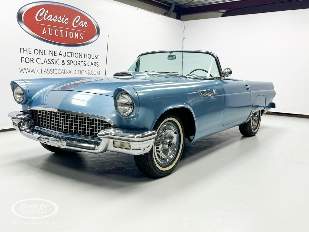 Ford usa THUNDERBIRD THUNDERBIRD Convertible  - ONLINE AUCTI, Auto's, Oldtimers, Bedrijf, Ford USA, Benzine, Handgeschakeld, Blauw
