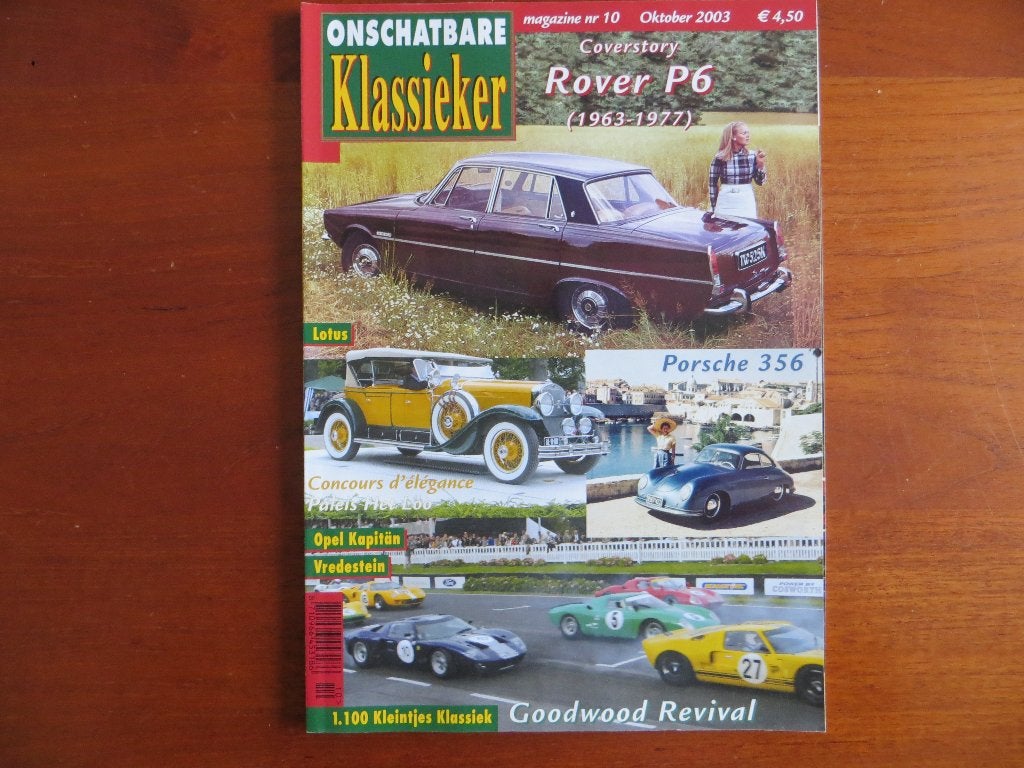 Onschatbare Klassieker 10 2003 Rover P6 (’63-’77), Lotus, Ophalen of Verzenden, Nieuw, Ford
