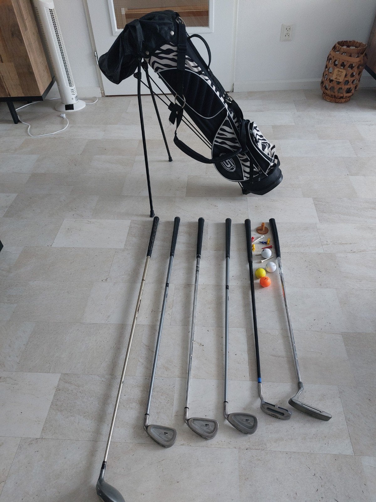 Complete kleine golfset met tas en driver, Ophalen of Verzenden, Gebruikt, Set, Overige merken