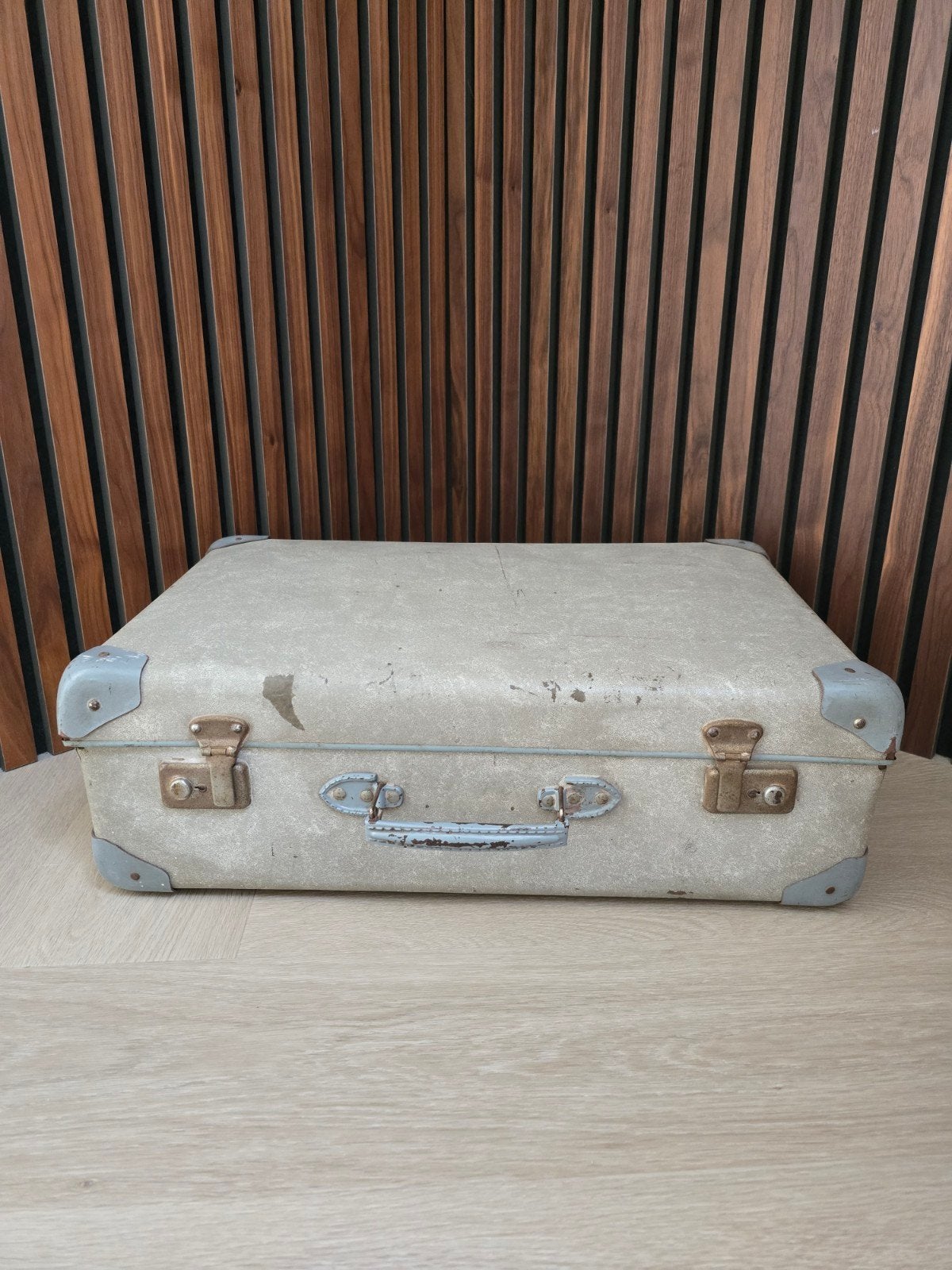 Vintage retro koffer reiskoffer oude koffer 50 x 33 x 17 cm, Ophalen of Verzenden, Gebruikt