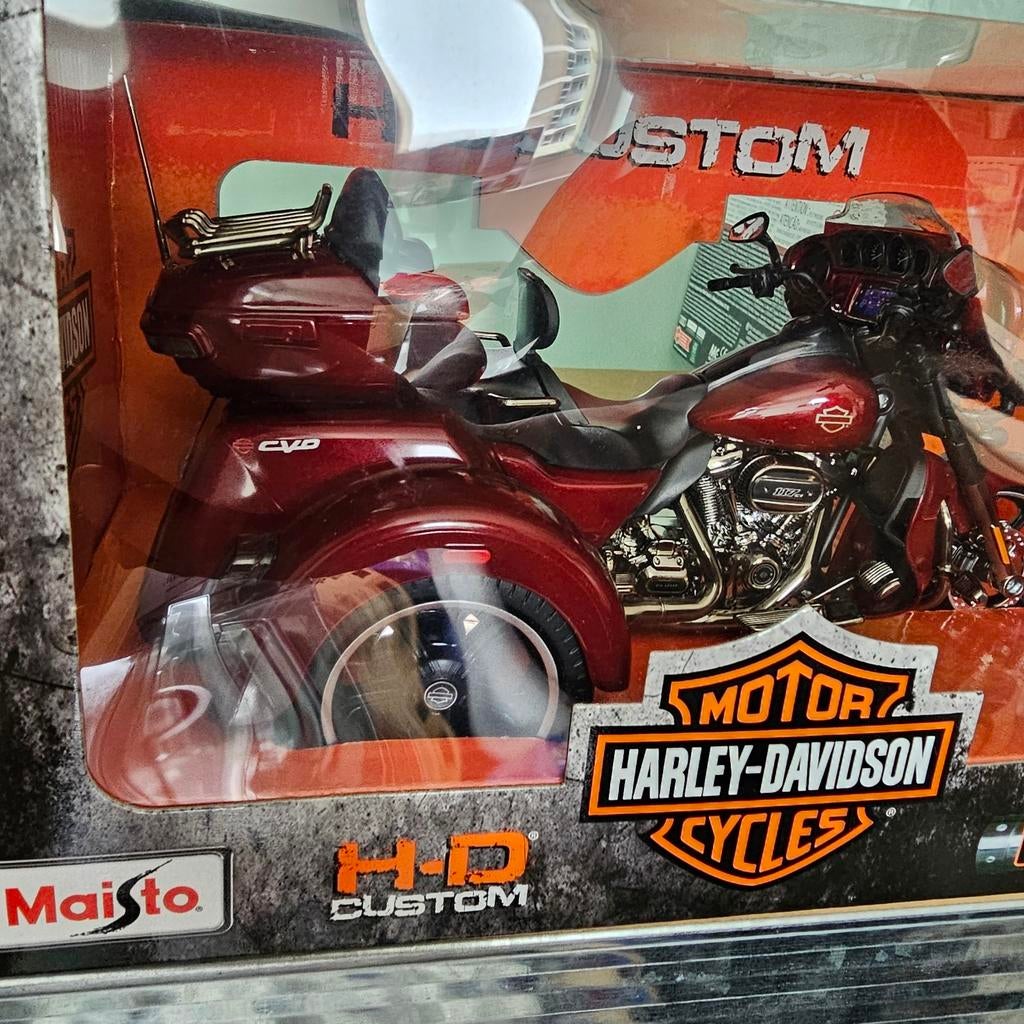 Maisto Harley-Davidson CVO Tri Glide 2021 schaalmodel, 1000 Maisto Way, Fontana, CA 92335, USA, Nieuw, Ophalen of Verzenden, Maisto International Inc.