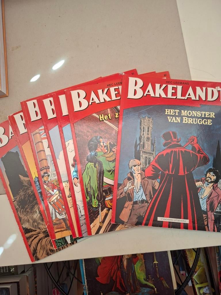 Vintage oude Bakelandt stripboeken hec leemans comics, Meerdere stripboeken, Verzenden