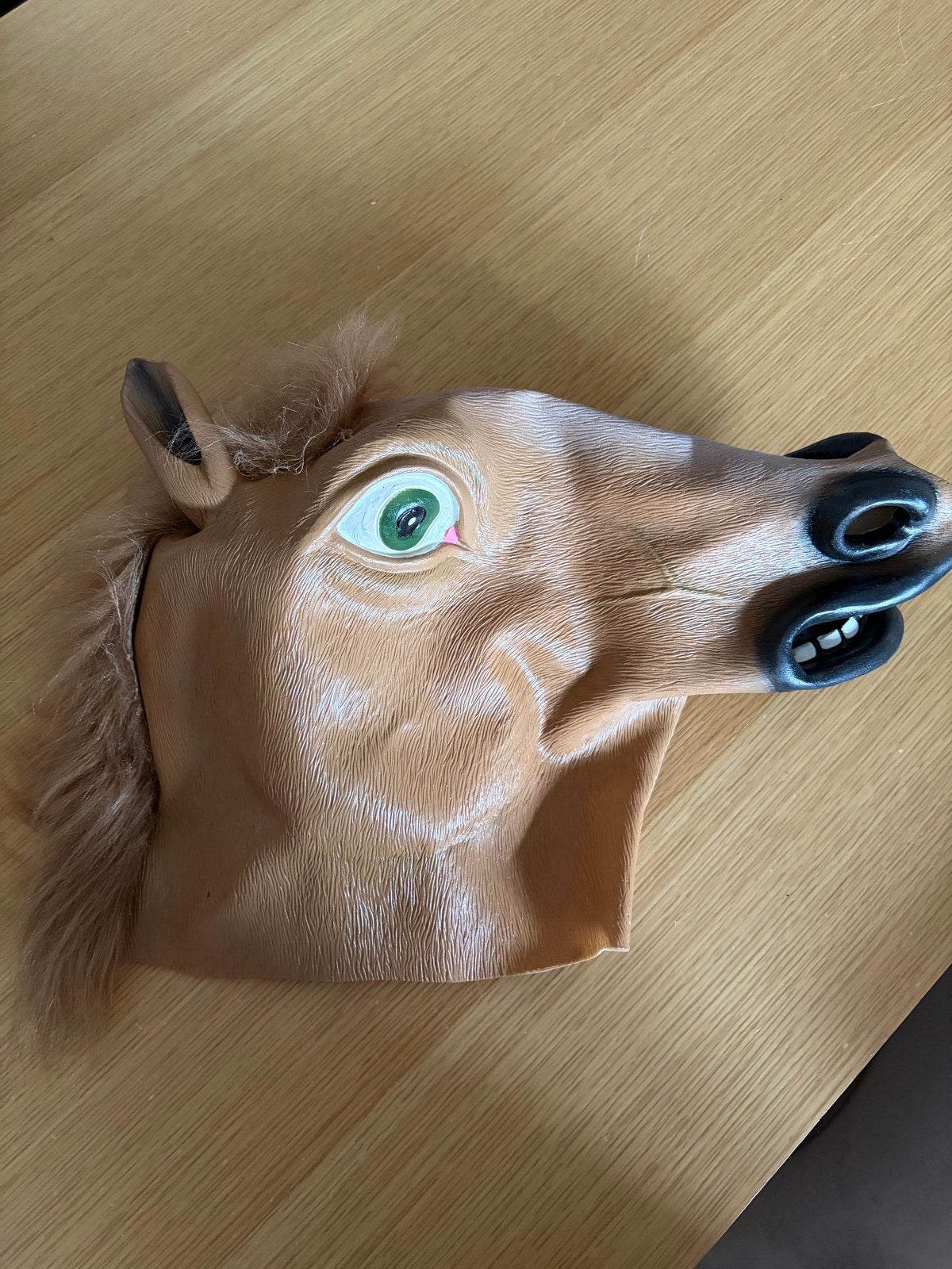 Grappig Paardenmasker - Perfect voor Feestjes en Carnaval, Ophalen of Verzenden, Gebruikt, Feestartikel, Carnaval