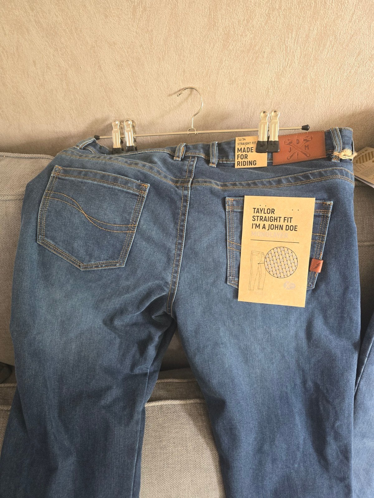 2x moter jeans maat 1x 36/34 1x38/34, Ophalen of Verzenden