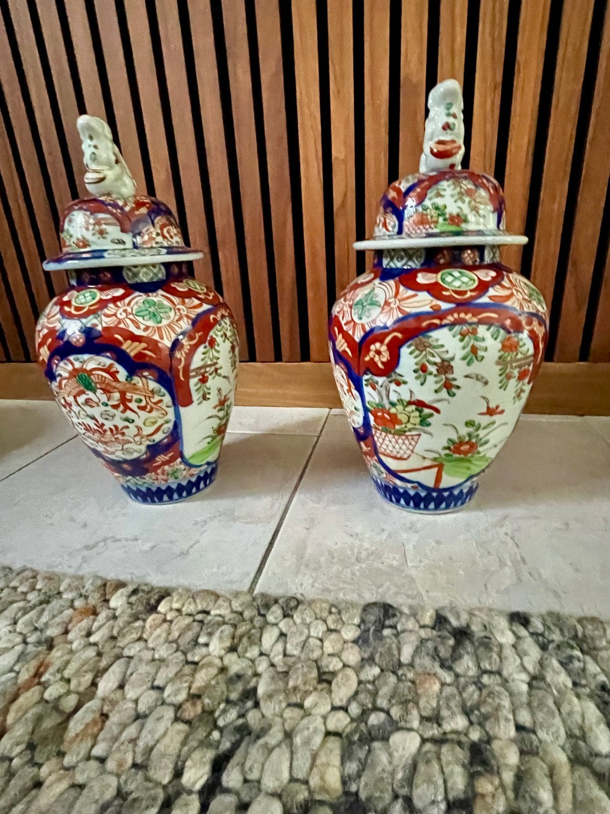 Antieke Japanse Imari vazen en schalen set, Antiek en Kunst, Ophalen