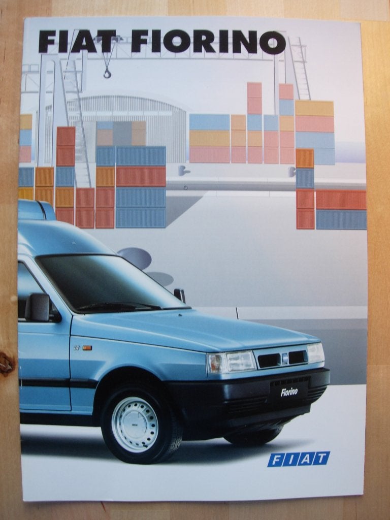 Fiat Fiorino 1998 Brochure – Bestelwagen & Pick-Up, Ophalen of Verzenden, Zo goed als nieuw, Overige merken, Fiat