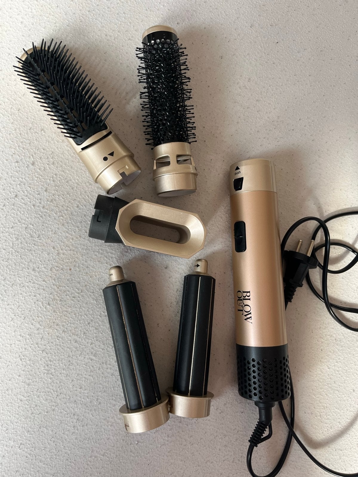 Blow Out 5-in-1 Hairstyler - Föhn, Krul- en Stijltang, Ophalen of Verzenden, Zo goed als nieuw, Föhn of Haardroger