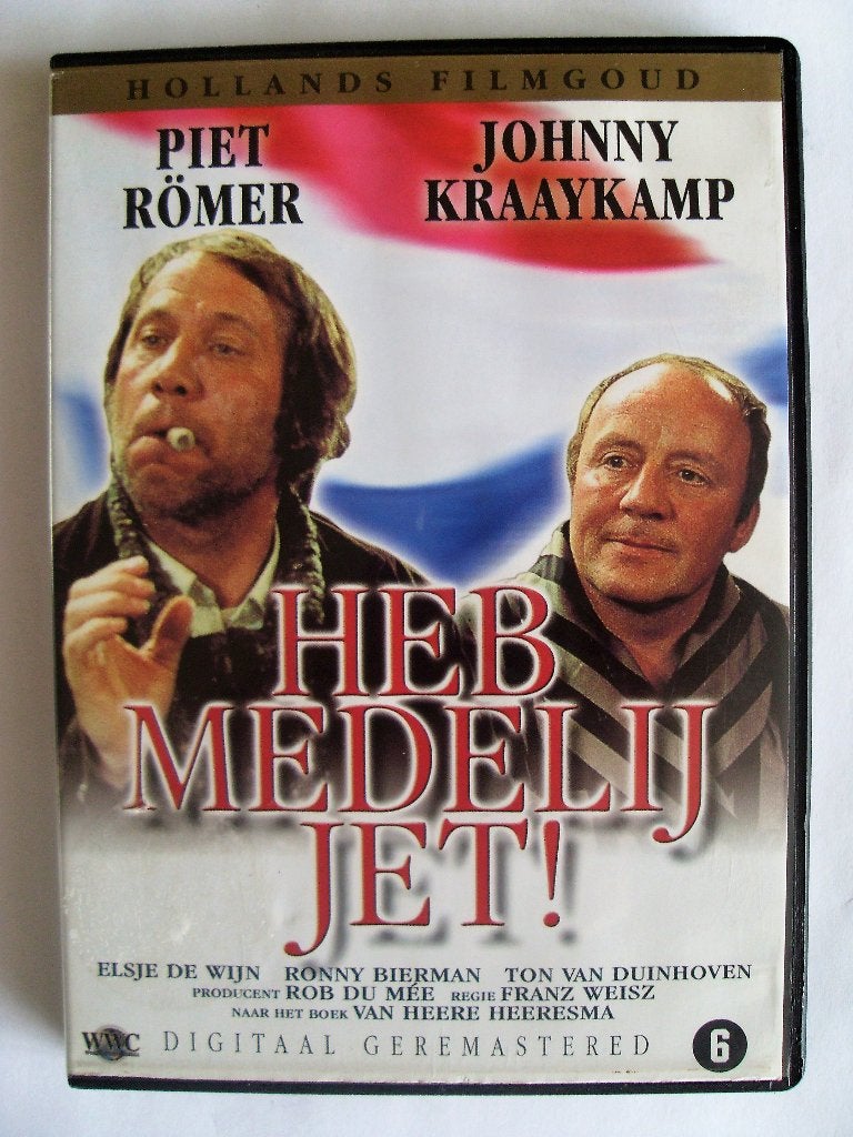 Heb medelij Jet (originele dvd) Johnny Kraaykamp, Vanaf 6 jaar, Ophalen of Verzenden, Zo goed als nieuw, Komedie