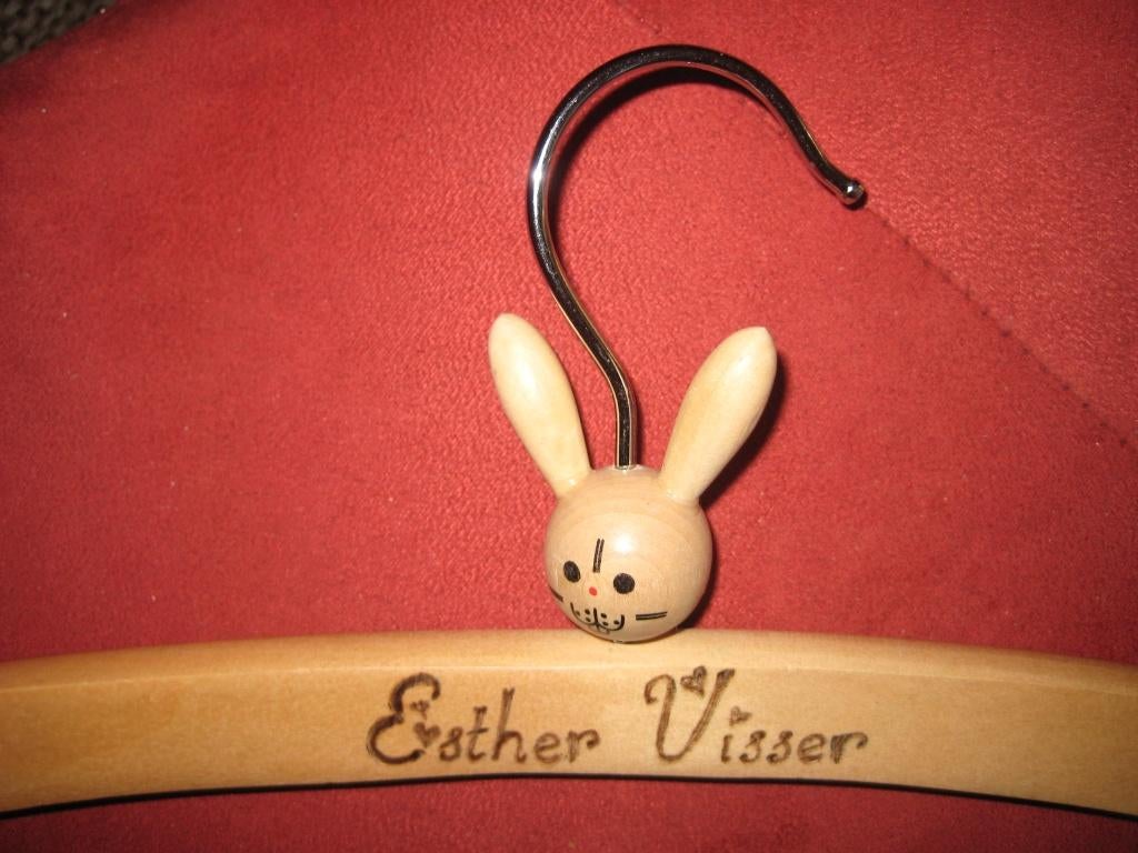kledinghanger unieke cadeautip PYROGRAFIE CREAMAR, Ophalen of Verzenden, Nieuw, Kraamcadeau