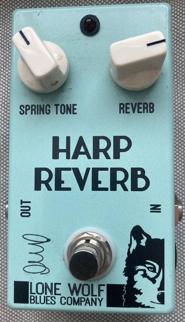 Harp Reverb van Lone Wolf Blues Company (hand gebouwd), Ophalen of Verzenden, Zo goed als nieuw, Reverb