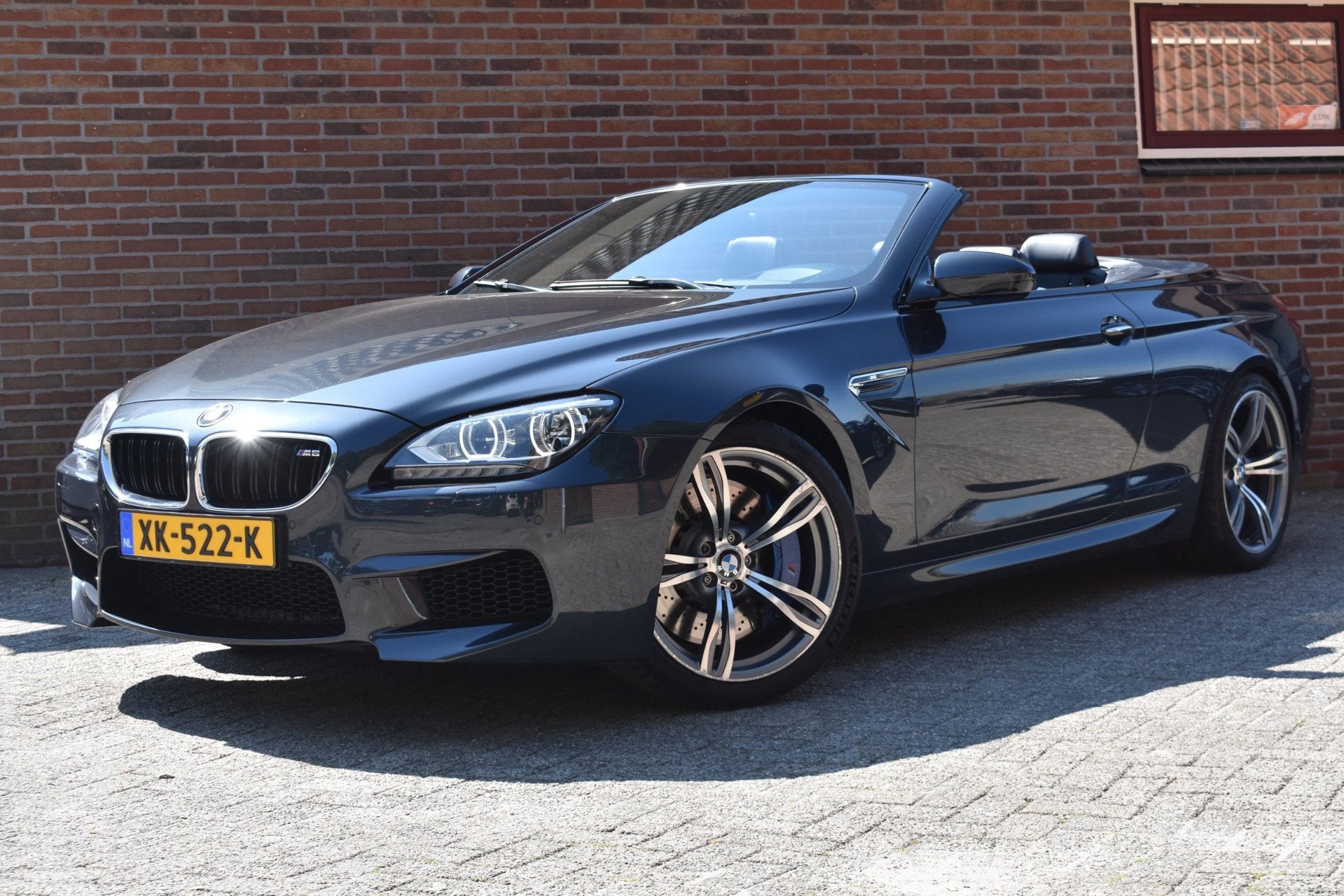 BMW 6-serie Cabrio M6 '12 Clima Leder Navi LED Cruise Inruil, Auto's, BMW, Automaat, Euro 5, Achterwielaandrijving, Gebruikt