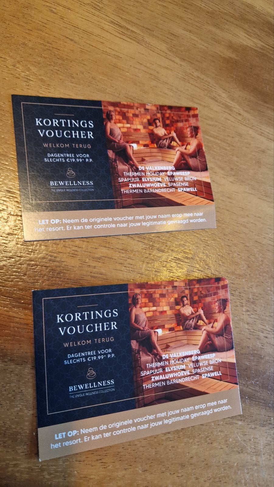 Dagentree sauna korting, Tickets en Kaartjes, Twee personen, Kortingsbon, Spa of Sauna