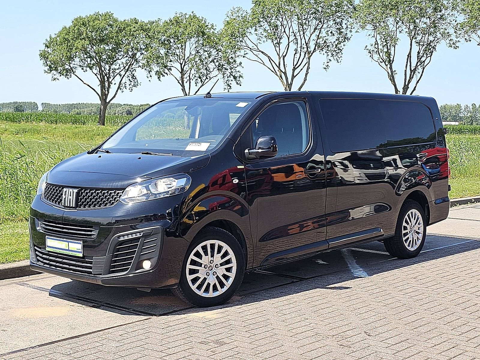 FIAT SCUDO 2.0 ac dubbel cab euro6, Gebruikt, Euro 6, Zwart, Bedrijf