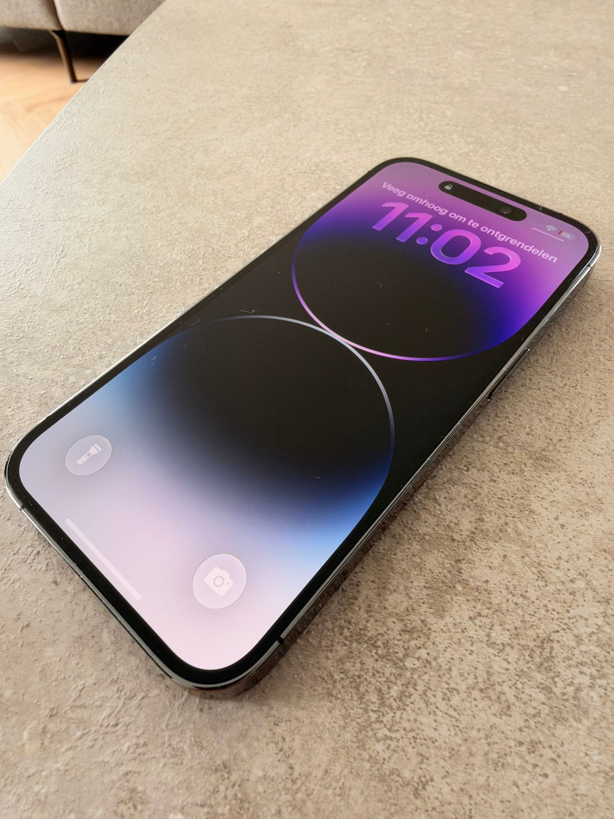 Iphone 14 Pro - 128 gb - Deep Purple zonder krassen, Ophalen, Zo goed als nieuw, Zonder simlock, Zonder abonnement