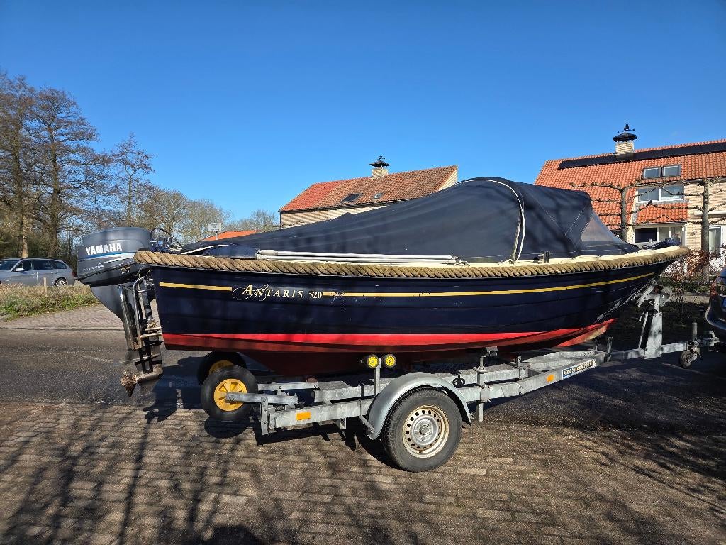 Een nette Antaris 520 - inclusief (kantel)trailer, Watersport en Boten, Ophalen, Rondzit, 15 pk, Antaris