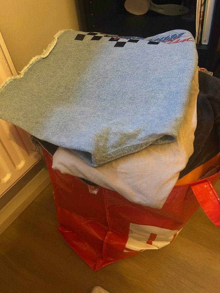 Zak zomer kleren heren, Maat 52/54 (L), Blauw, Ophalen of Verzenden, Zo goed als nieuw